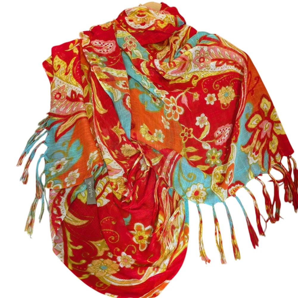 Spartina 449 Scarf Shawl Sarong Beach Coverup - Picture 3 of 9